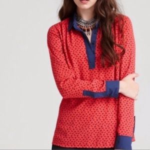 Free People Horse Blouse
